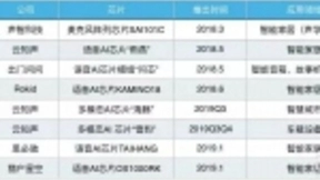 语音公司集体杀入AI芯片 2019场景落地战打响！