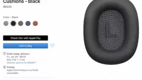 苹果开售独立AirPods Max耳罩，69美元一副