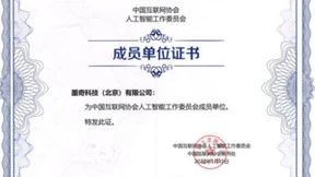 墨奇科技加入中国互联网协会人工智能工作委员会