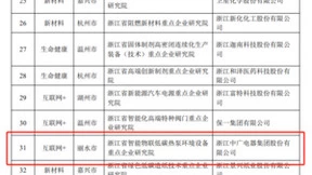 中广欧特斯母公司中广电器集团入选浙江省重点企业研究院