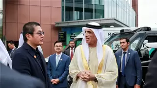 阿联酋哈伊马角酋长参访文远知行，或将促进双方深化合作