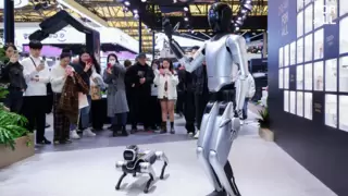 AWE2025人形机器人成新晋顶流 魔法原子小麦亮相多家展台引围观