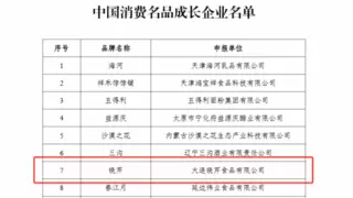 “首批中国消费名品”发布 晓芹唯一海参品牌入选