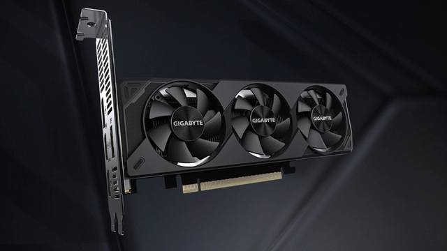 技嘉发布采用三风扇散热方案的GeForce RTX 5050 OC半高显卡
