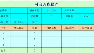 用勤哲Excel服务器搭建养殖企业信息化管理系统