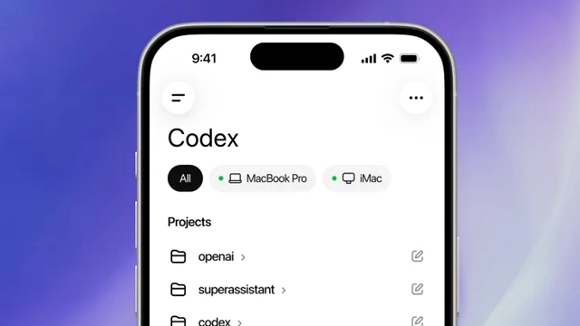 OpenAI的Codex已集成到ChatGPT移动应用程序中