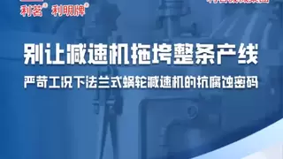 别让减速机拖垮整条产线——严苛工况下法兰式蜗轮减速机的抗腐蚀密码