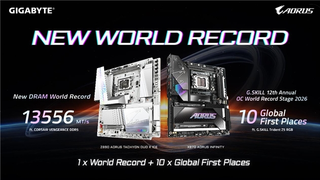 技嘉于 COMPUTEX 2026 缔造 DDR5 世界纪录 勇夺10项全球超频冠军