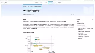 鸿蒙应用开发中的Web页面帧率异常分析与实战优化