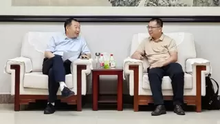 爱博绿董事长唐百通赴河南延津，深化锂电池回收利用合作