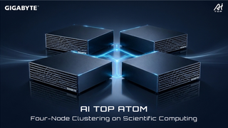 技嘉展示 AI TOP ATOM 四机串联集群，以科学运算验证地端 AI 扩展能力