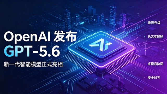 OpenAI推出GPT-5.6，并宣布推出AI智能体ChatGPT Work
