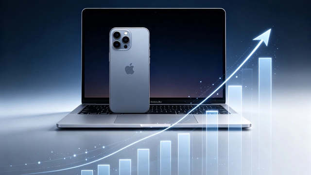 内存供货紧缺之下，苹果 iPhone 与 Mac 销量持续走高